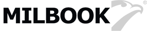 Logotyp Milbook-wzmocnione komputery